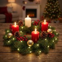 gjenstander Mikro LED eventyrlys Julelys timer 180cm