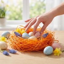 gjenstander Raffia bast, flair bast eggeplomme gul 200gr