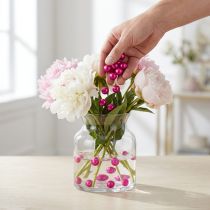 gjenstander Dekorperler Ø2cm rosa 12 stk