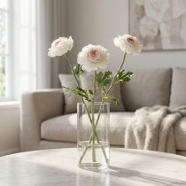 gjenstander Kunstig ranunkel med delikate blomster for stilig og lettstelt dekorasjon, 51 cm, 3 stk.