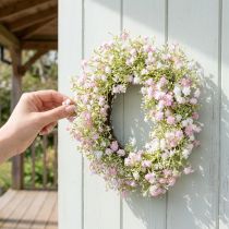 gjenstander Kunstig blomsterkrans dørkrans veggdekor Ø30cm H6cm