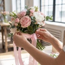 gjenstander Perlehodepinner Ø6mm 65mm Rosa