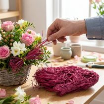 gjenstander Dekorativ raffia for å lage naturlig raffia raffia mallow 300g