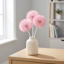 gjenstander Tørkede blomster gigantisk løvetanndekorasjon elegant hjemmetilbehør 12 cm 4 stk