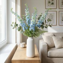gjenstander Artificial Larkspur Blue Artificial Flower Delphinium 130cm
