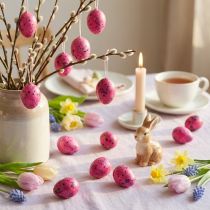 gjenstander Vaktelegg Rosa 3,5-4cm Utblåste egg Påskepynt 50 stk.