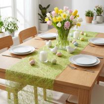 gjenstander Deco fleece Sizoweb bordløper limegrønn 30cm 5m