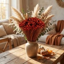 gjenstander Tørket blomsterbukett, et sjarmerende tillegg til vaser eller arrangementer, 44 cm