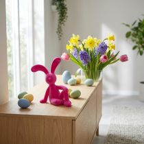 gjenstander Moderne dekorativ kaninfigur til stue, påskedekorasjon, 38 cm