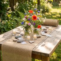 gjenstander Jutestoff natur 140cm 10m