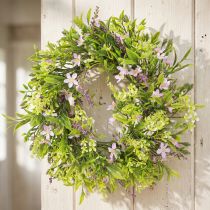 gjenstander Kunstig lavendel Bach Blomsterkrans Lilla Ø33cm
