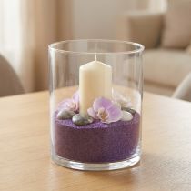 gjenstander Farge sand 0,5 mm aubergine 2 kg