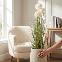 gjenstander Kunstige blomster dekorative ballblomst allium prydløk kunstig 78cm