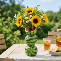 gjenstander Vase vannmelon keramikk vase sommer dekorasjon keramikk H22cm
