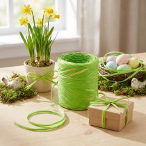 gjenstander Raffia bånd grønt gul raffia gavebånd 200m