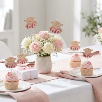 gjenstander Plugg Baby 5cm L25cm Rosa 20 stk
