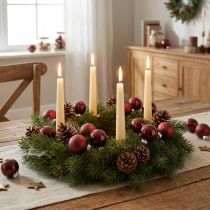 gjenstander Mini glasskuler til jul i Berry Ø3cm 22 stk