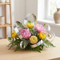 gjenstander Aluminiumstråd, sølvfarget, 30 mm x 3 m - blomstertråd, dekorativ tråd, hobbytråd, aluminiumstråd, bøyelig tråd