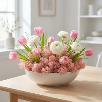 gjenstander Dekorativ mose Islandsmose rosa 400g
