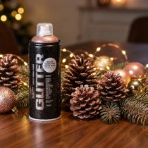 gjenstander Glitterspray, roségull, gullspray, metallisk maling, Montana Cans 400ml