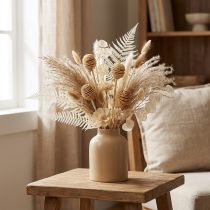 gjenstander Platyspermum bleket 25 stk