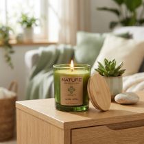 gjenstander Duftlys i glass naturlig vokslys Aloe Vera 85×70mm