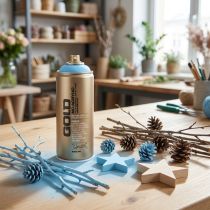 gjenstander Lyseblå spraymaling Montana Gold Baby Blue 400ml