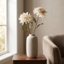 gjenstander Krysantemum Kunstige Dekorative Blomster Krem L72cm 2stk