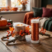 gjenstander Deco Emaljert Tråd Oransje Ø0,30mm 30g/50m