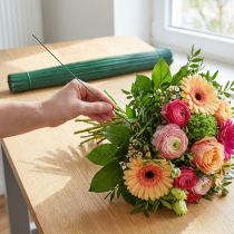 gjenstander Gerbera wire plug-in wire blomstergrønn 0,6/300mm 1kg
