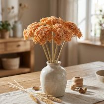 gjenstander Ryllik kunstige kunstige blomster oransje 50cm 5stk i haug