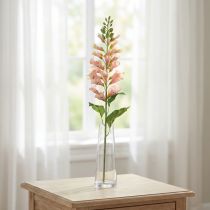 gjenstander Kunstig revebjelle laks kunstig blomsterstilk H90cm