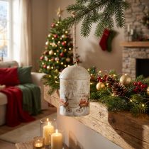 gjenstander Klokke med julemotiv til oppheng, 26 cm