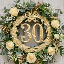 gjenstander Jubileum nummer 30 i gull