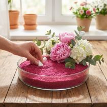 gjenstander Farge sand 0,5mm fuchsia 2kg