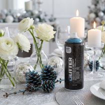 gjenstander Glitter Spray Montana Effekt Spray Paint Blue Cosmos 400ml