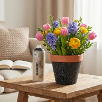 gjenstander Maling spray effekt spray granitt maling Montana Black 400ml