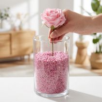 gjenstander Dekorative granulat rosa dekorative steiner 2mm - 3mm 2kg