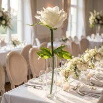 gjenstander Kunstig rose, gigantisk blomst for dekorering av oppholdsrom og bryllup, 92 cm