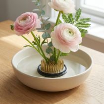 gjenstander Blomster pinnsvin plug-in pinnsvin Kenzan Ikebana messing rund Ø 40mm