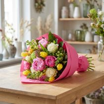 gjenstander Mansjettpapir rosa 37,5cm 100m
