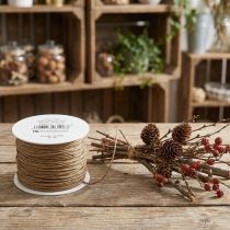 gjenstander Papir wire craft wire wire pakket brun Ø2mm 100m