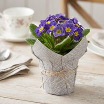 gjenstander Plantekar Papir Prikket Gavepakning Blomster Ø7cm H14cm 12 stk