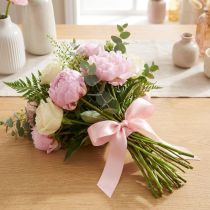 gjenstander Dekorativt gavebånd rosa bånd selvedge 25mm 3m 10 stk