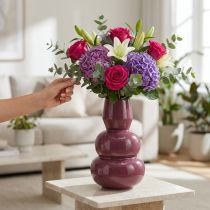 gjenstander Moderne designvase for stilig romdekorasjon og møblering, 29 cm