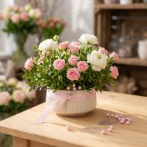 gjenstander Perlehode-nåler rosa Ø4mm 4cm 150 stk