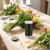 gjenstander Allsidig dekorativ emaljert tråd for kreative håndverksprosjekter og blomsterdekorasjon