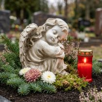 gjenstander Angel for the Grave Cream Grave Angel Sovende Engel 6×5,5×8cm