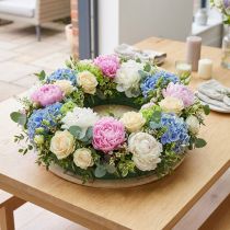 gjenstander Krans av blomsterskum, treplate, vått blomsterskum, 38 cm, 2 stk.