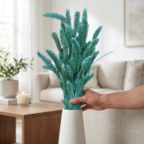 gjenstander Tørkede blomster, Setaria Pumila, bust hirseblå 65cm 200g